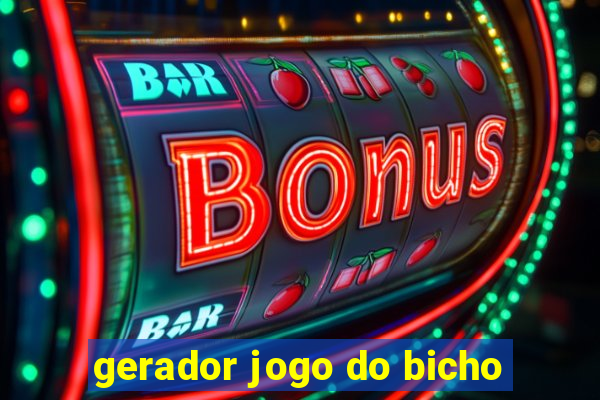 gerador jogo do bicho